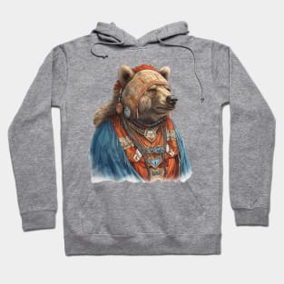 Native American Bear Hoodie